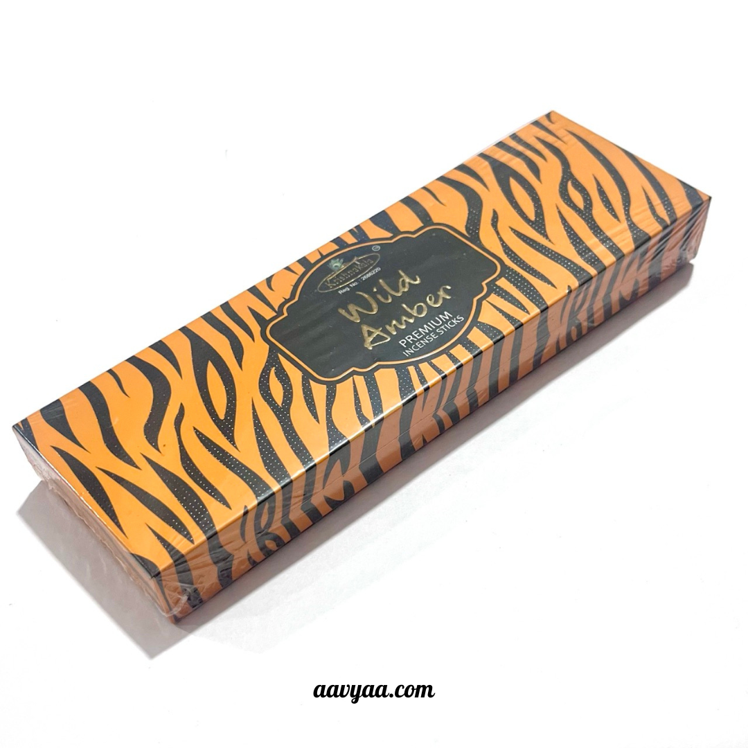 Krishnakala WILD AMBER Premium Incense Stick (100 gms)