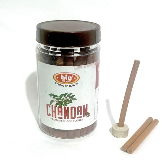 BIC CHANDAN Premium Dhoop sticks Jar (100 gms)