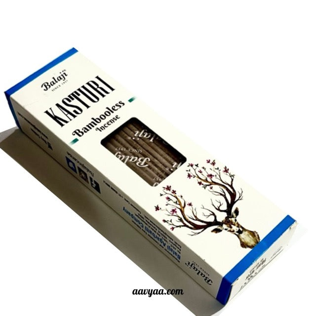 Balaji KASTURI Premium Bambooless Dhoop Sticks (100 gm)