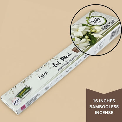 Balaji BEL PHOOL Premium Thick Dhoop Sticks (16inch)