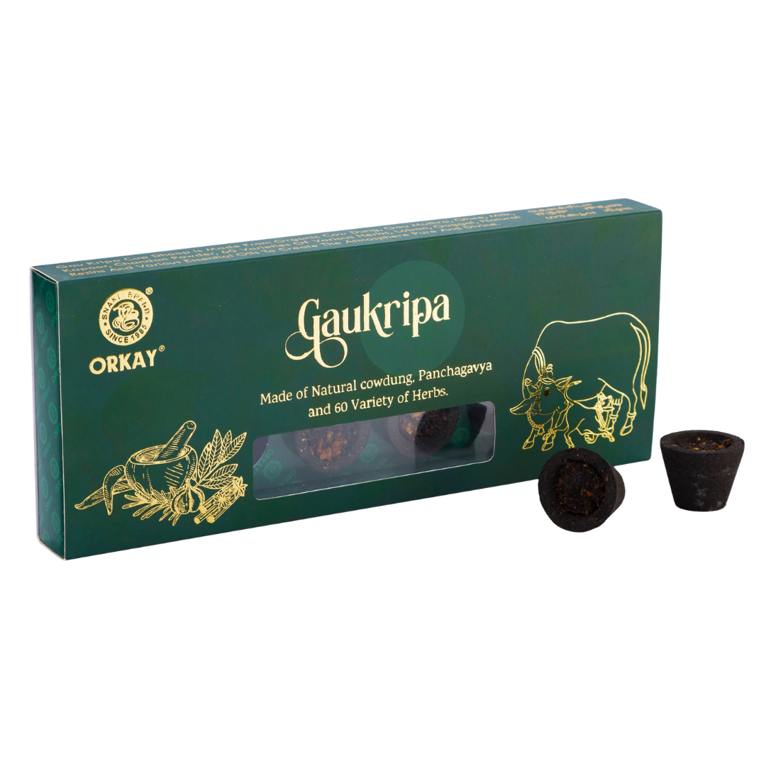 Orkay Fragrance Gaukripa Cup Dhoop (12 CUPS)