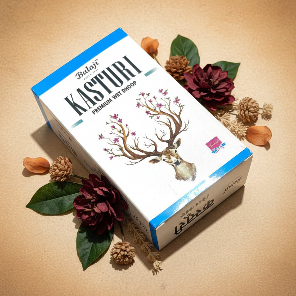 Balaji Kasturi Wet Dhoop sticks (10 sticks)