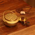 DhuniVeda Mystic Gold Brass Dhuni Holder