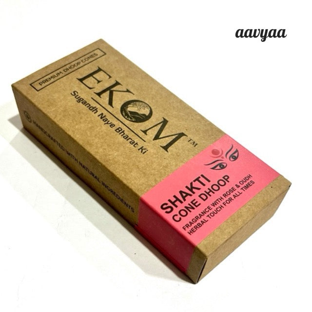 Ekom Shakti Premium Cone Dhoop (20 sticks)