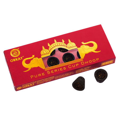 Orkay Fragrance Pure series Cup Dhoop (12 CUPS)