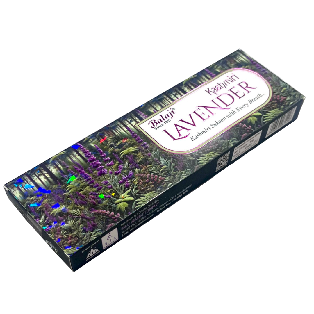 Balaji KASHMIRI LAVENDER Premium Incense Sticks (50 gms)