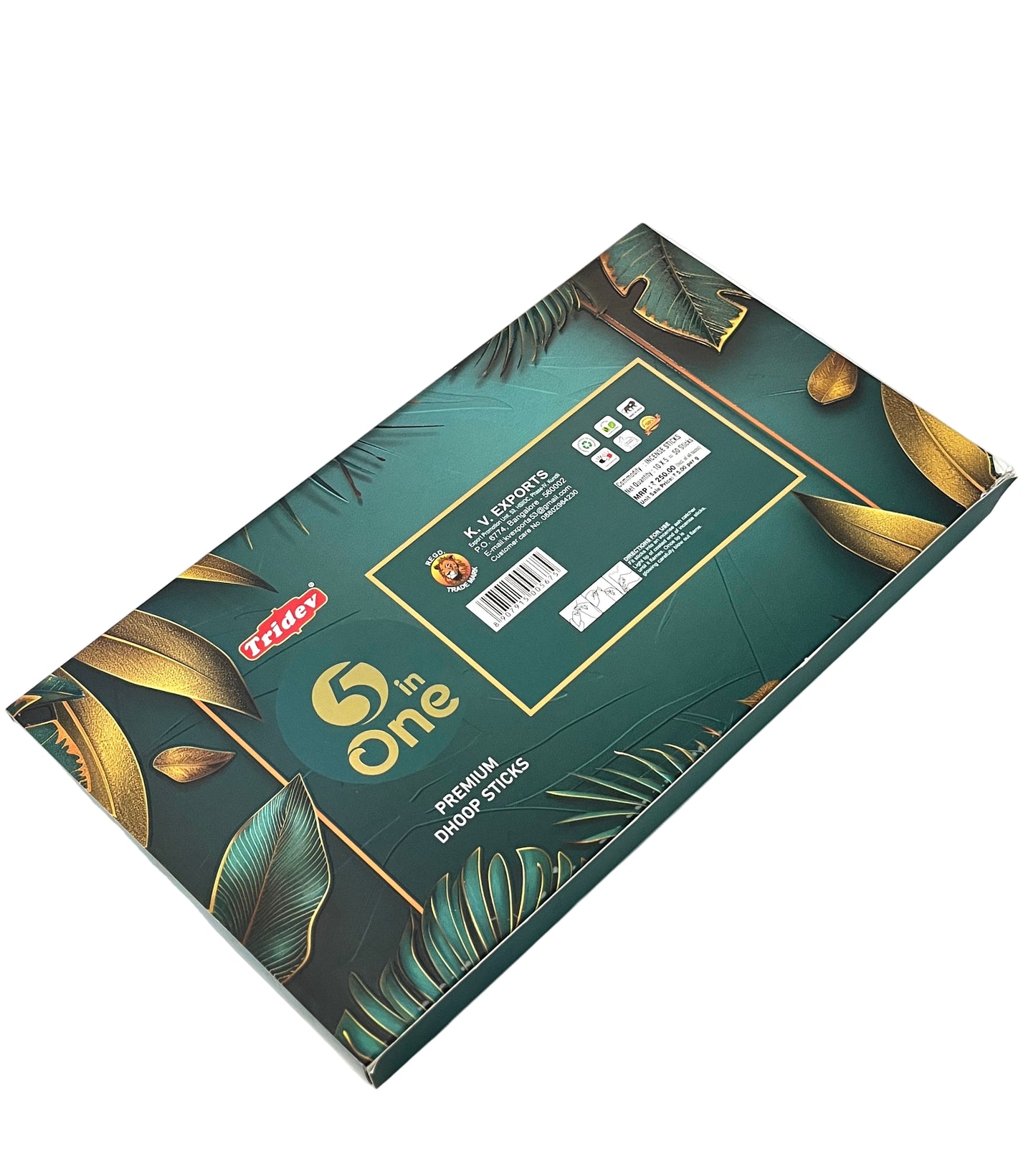 Tridev FIVE IN ONE  Premium  Dhoop Sticks (50 sticks)