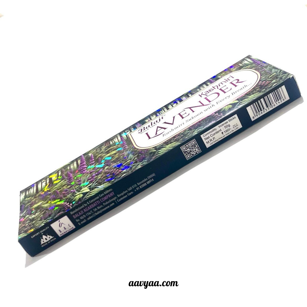 Balaji Kashmiri Lavender Incense Sticks (50 gms)