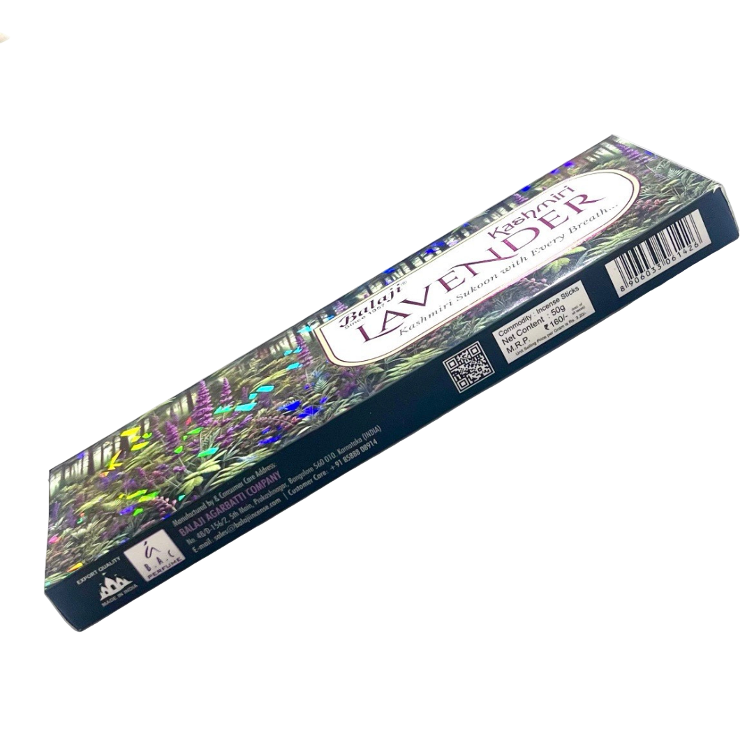 Balaji KASHMIRI LAVENDER Premium Incense Sticks (50 gms)