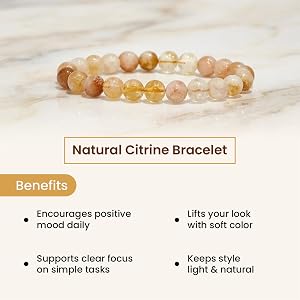 Citrine bracelet (certified)