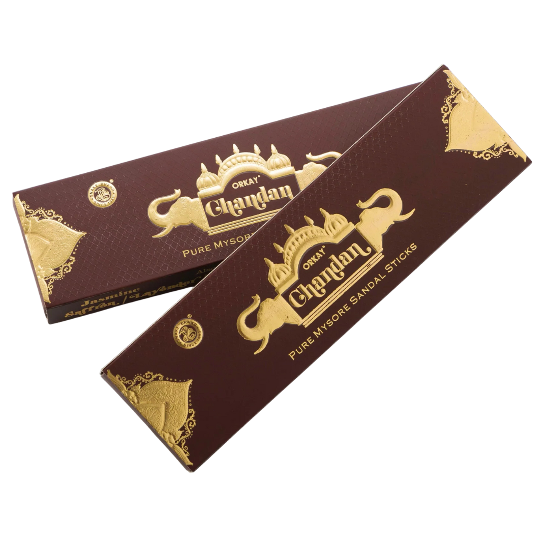 Orkay Fragrances Pure Chandan Incense Sticks (10 sticks)