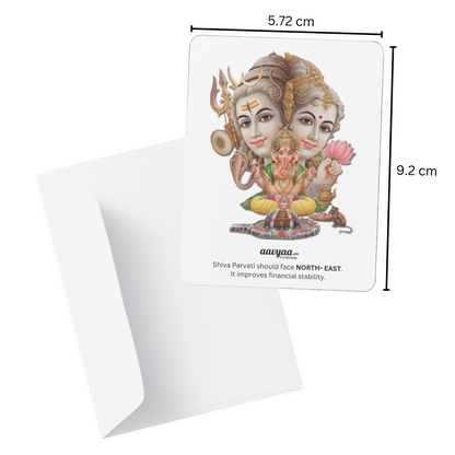 Aavyaa Shiv Parivar sticker (2.25" x 3.5")