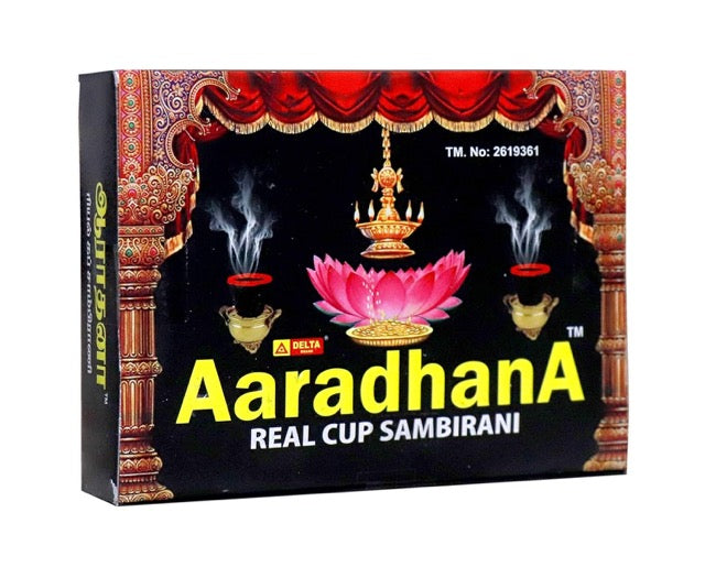 Delta Aaradhana Real Sambrani Dhoop Cup (12 cups)