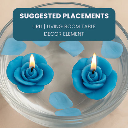 IRIS COOL BLUE Aromatic Floating Candles (pack of 2)