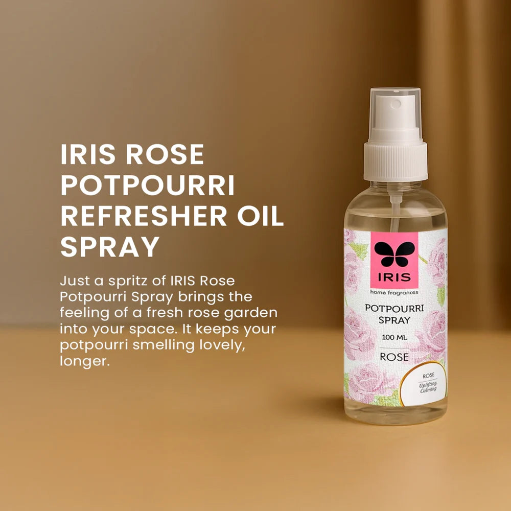 Iris Fragrances ROSE Potpourri Spray Oils (100ml)
