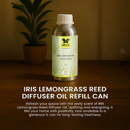 IRIS LEMONGRASS REED Diffuser Oil Refill Can (1 ltr)