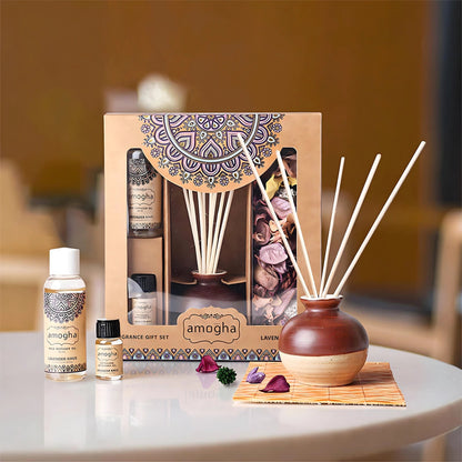 IRIS Reed & Potpourri GIFT SET- Tulsi Camphor