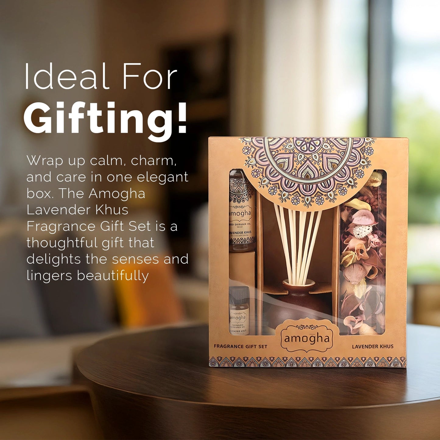 IRIS Reed & Potpourri GIFT SET- Tulsi Camphor