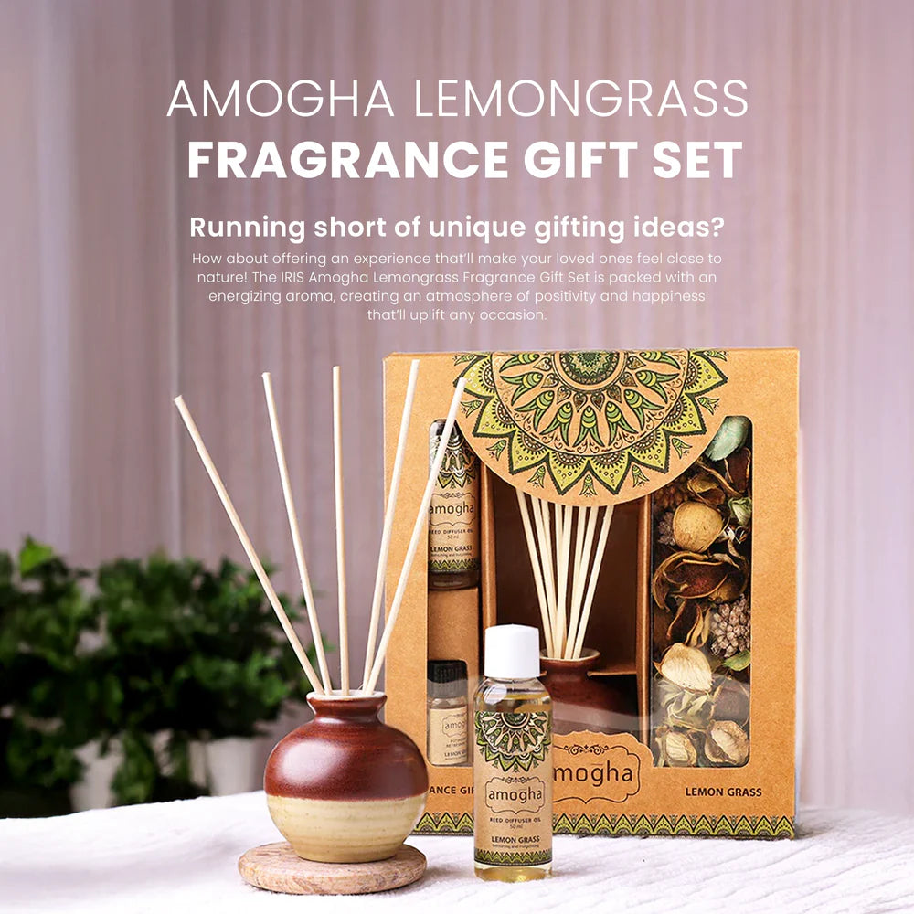 IRIS Amogha Lemon Grass Fragrance Gift Set