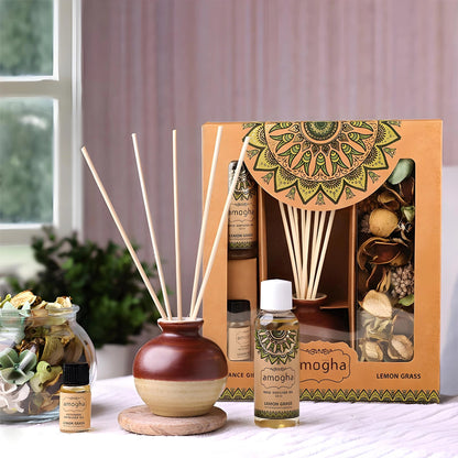 IRIS Reed & Potpourri GIFT SET- Lemongrass