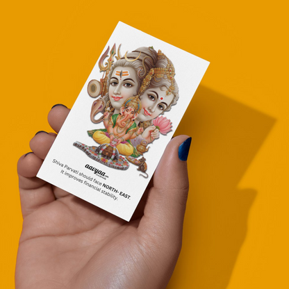 Aavyaa Shiv Parivar sticker (2.25" x 3.5")