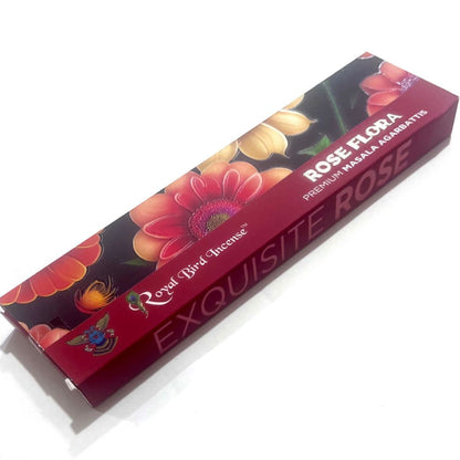 Royal Bird Rose Flora Masala Incense Sticks (50gms)