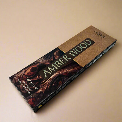 Misbah's AMBER WOOD Premium Incense Sticks (50 gms)