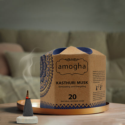 Amogha Incense Cones – Kasthuri Musk