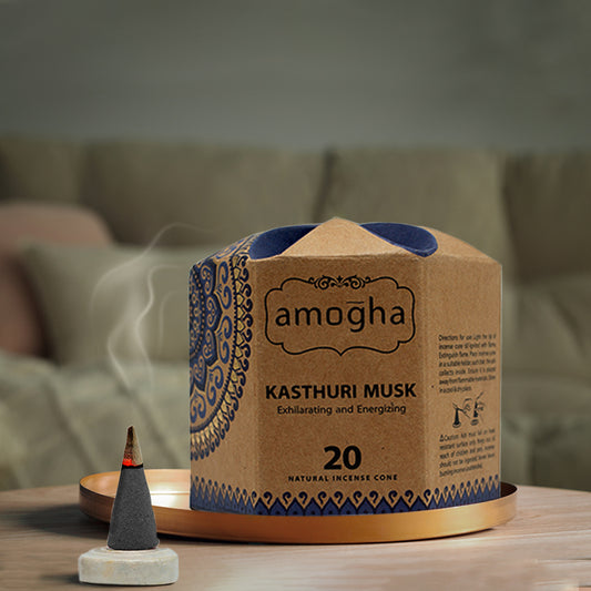 Tea Pot Design Amogha Backflow Incense Cone Holder