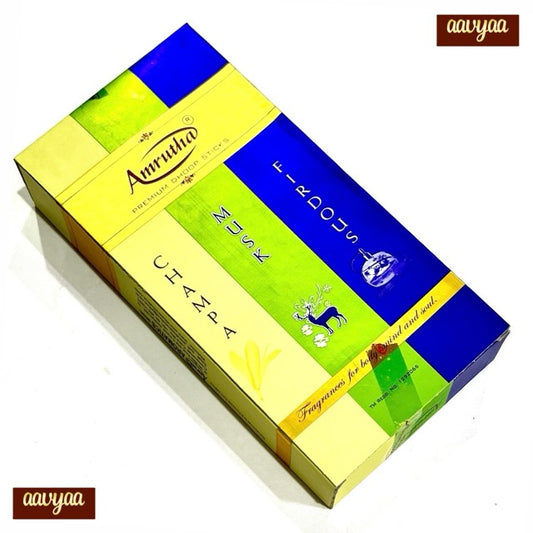 Amrutha CHAMPA MUSK FIRDOUS premium Dhoop sticks (90 g)