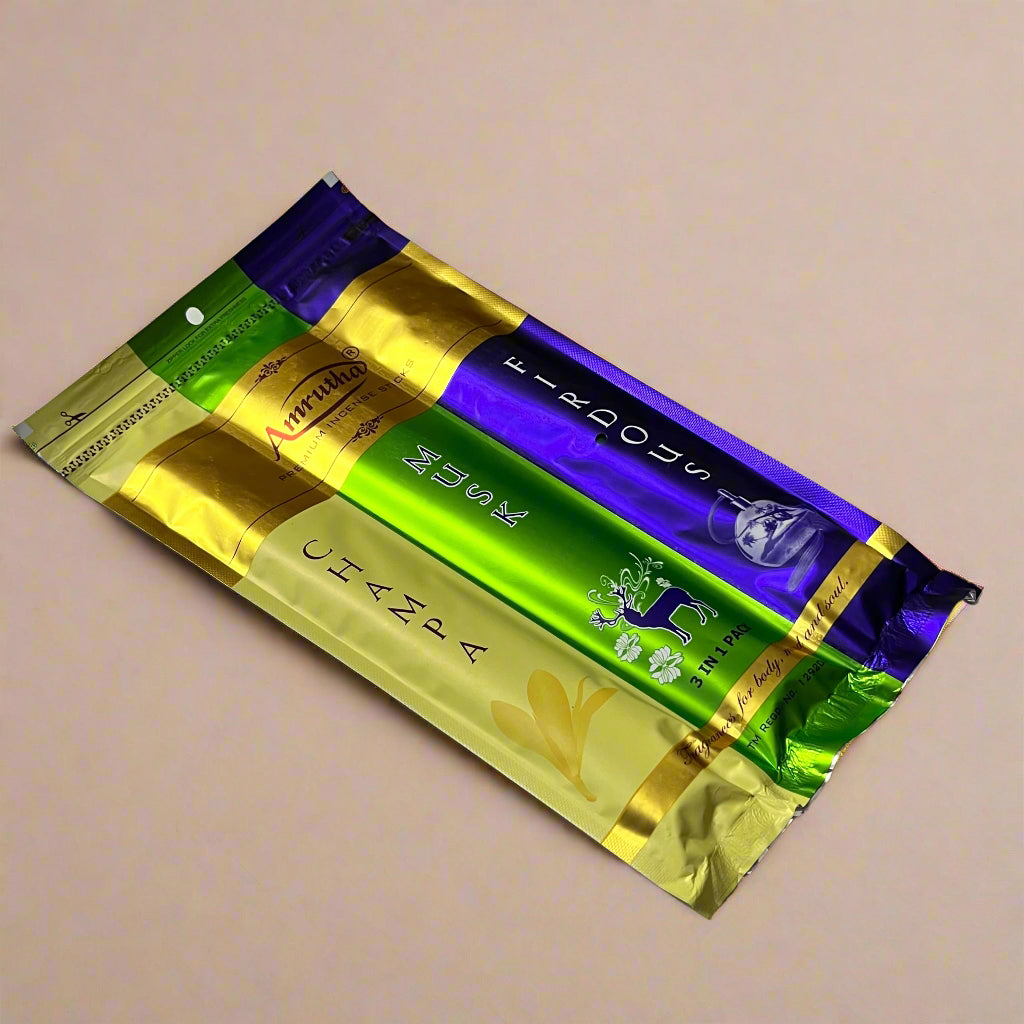 Amrutha Premium Incense Sticks Zipper (114gm)