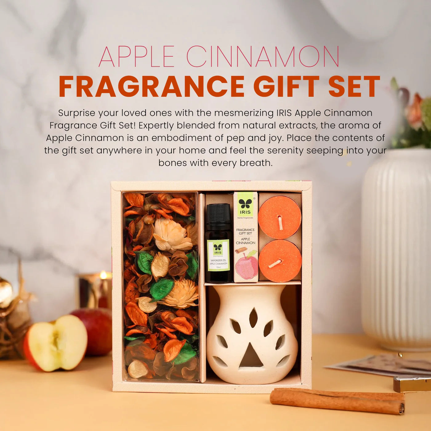 IRIS APPLE CINNAMON Fragrance Gift Set