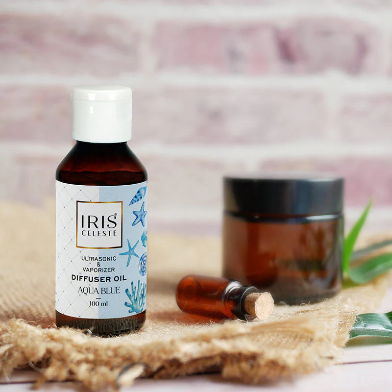 IRIS Celeste AQUA BLUE Ultrasonic & Vaporizer Diffuser Oil