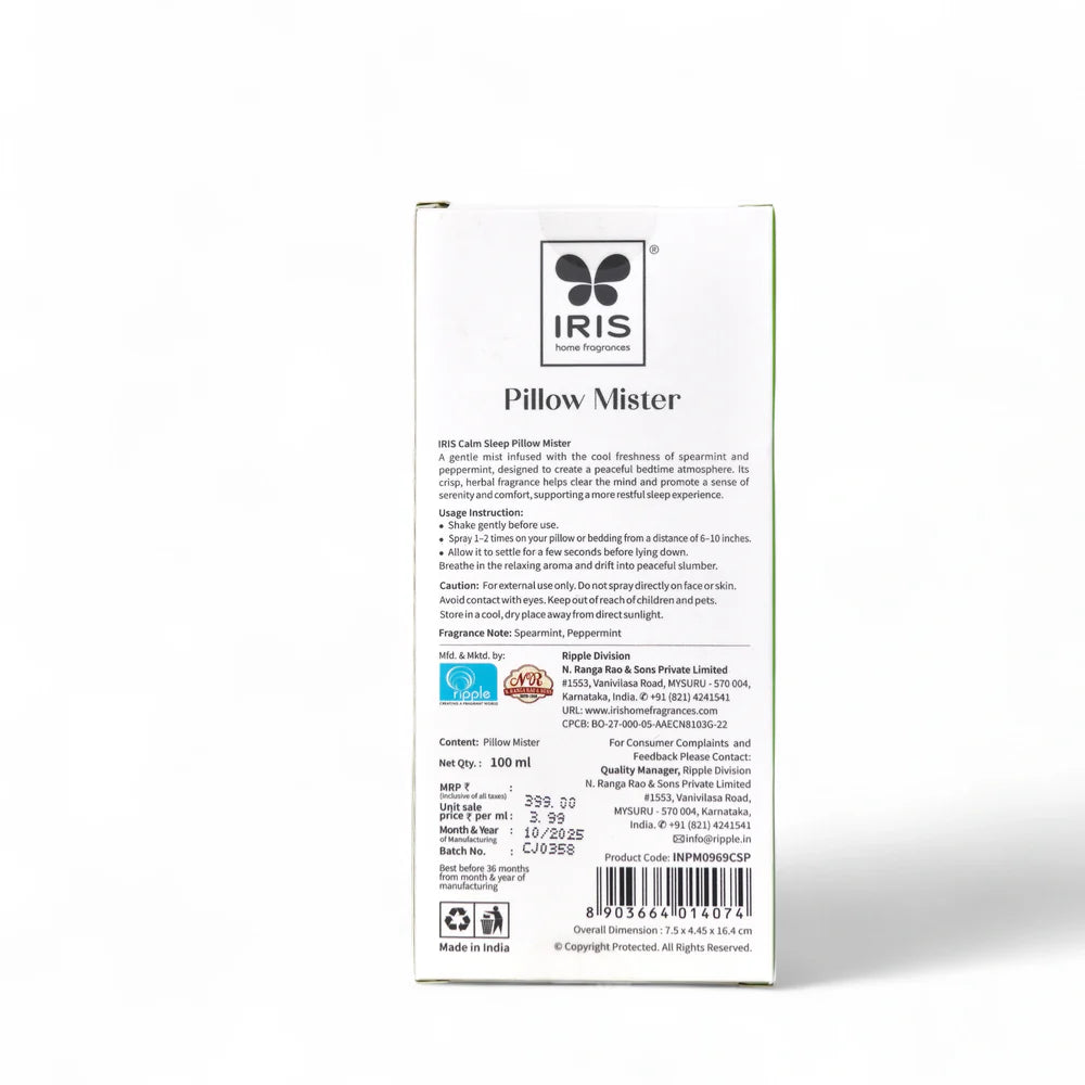 IRIS Calm Sleep Pillow Mister(100 ml)