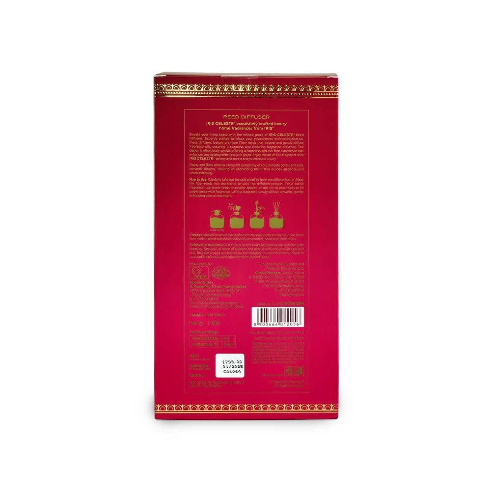 IRIS Celeste PEONY & ROSE Reed Diffuser Set(150ml)