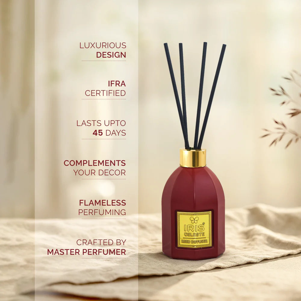 IRIS Celeste ROSE GOLD Reed Diffuser Set (150 ml)