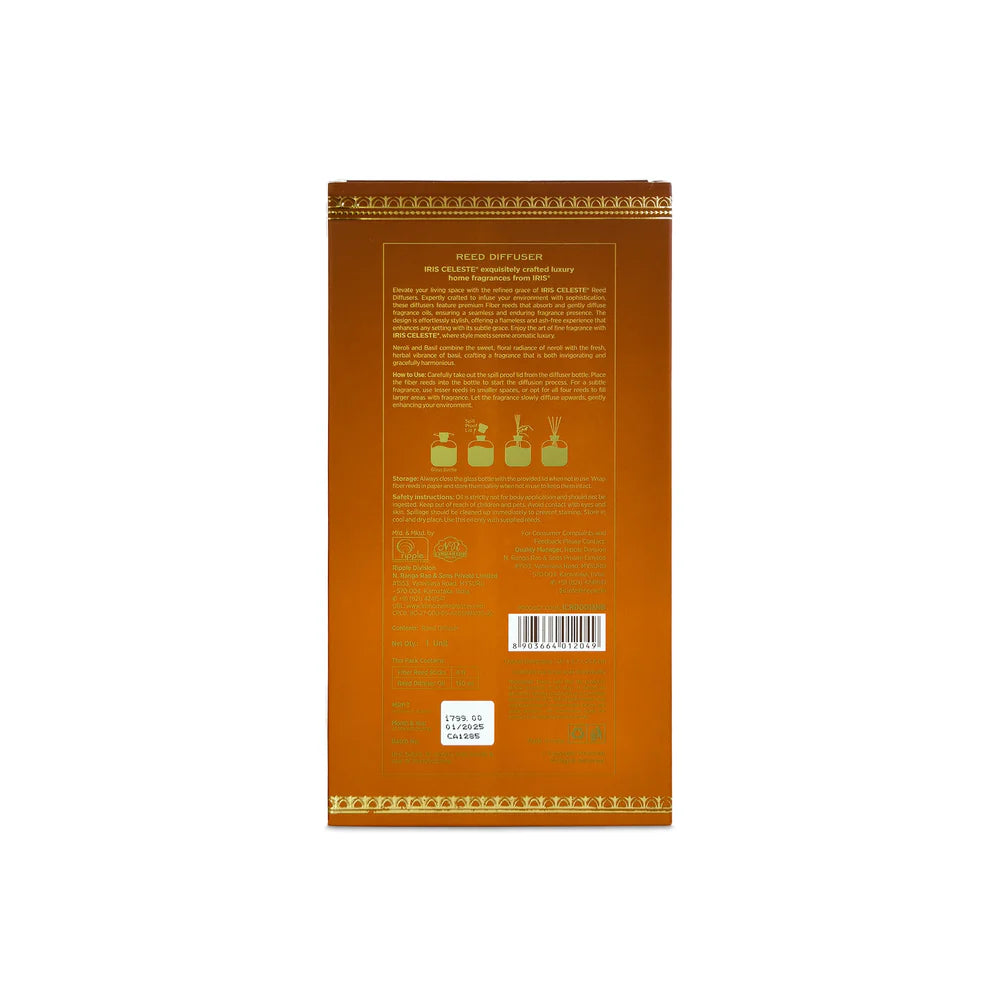 IRIS Celeste NEROLI & BASIL Reed Diffuser Set(150ml)