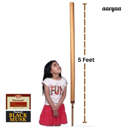 BIC 5 Feet long Agarbatti- Black Musk, Premium