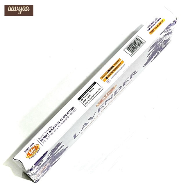 BIC Lavender Hand Rolled Masala Incense Sticks(50 Gms)