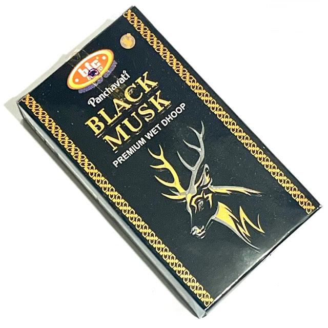 BIC Panchavati BLACK MUSK Wet Dhoop sticks (10 sticks)
