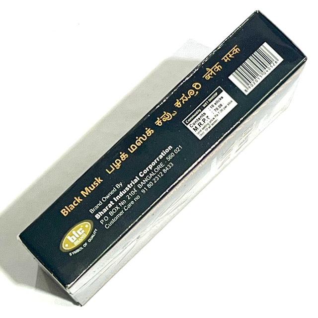 BIC Panchavati BLACK MUSK Wet Dhoop sticks (10 sticks)