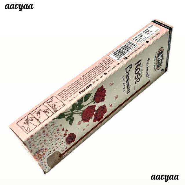 BIC Panchavati Blushing Rose Bambooless Incense (100 GMS)