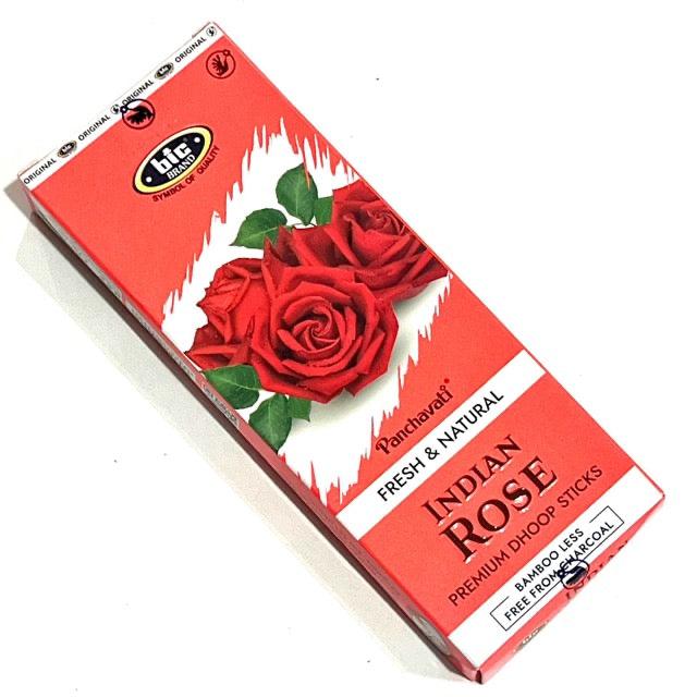 BIC Panchavati Indian Rose Premium dhoop Sticks (80gms)