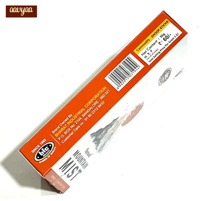 BIC Panchavati MOUNTAIN MIST Premium dhoop sticks (50gm)