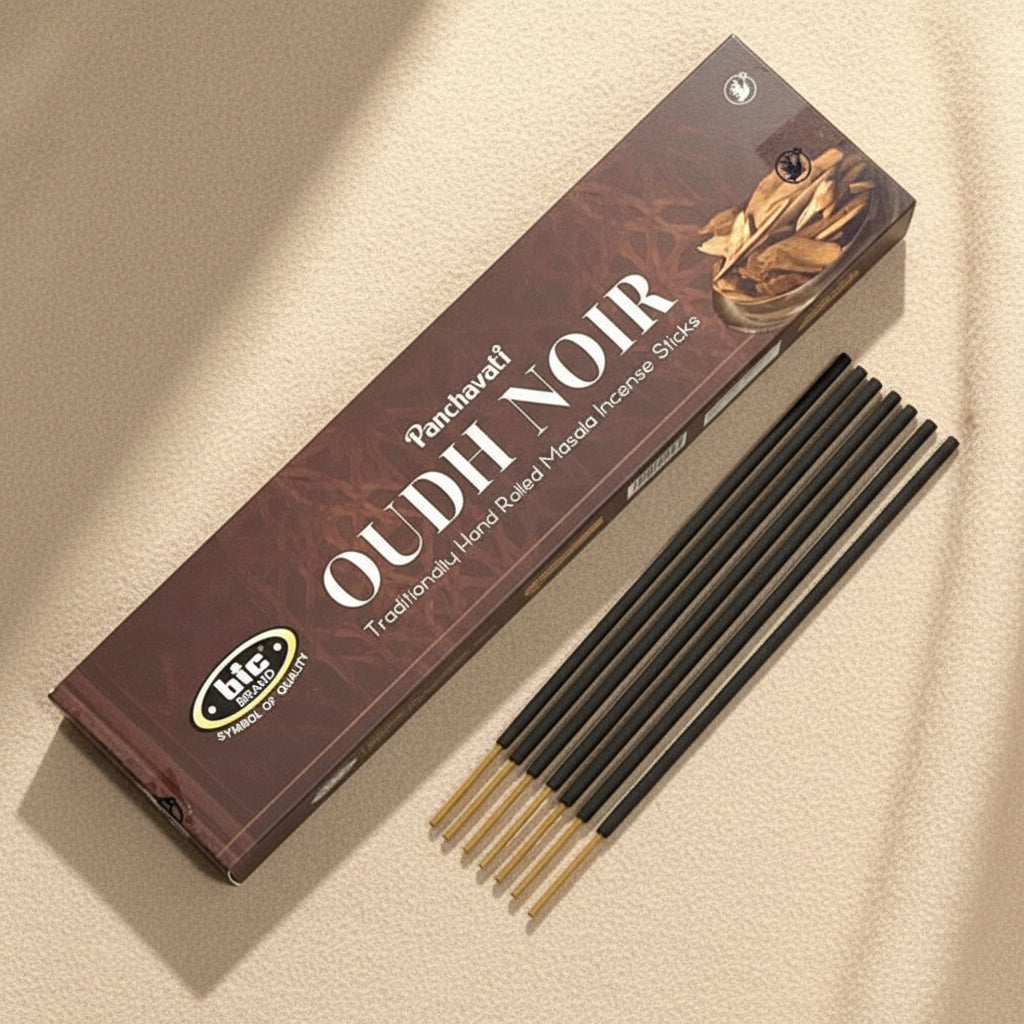 BIC Panchavati OUDH NOIR Hand Rolled Masala Incense Sticks