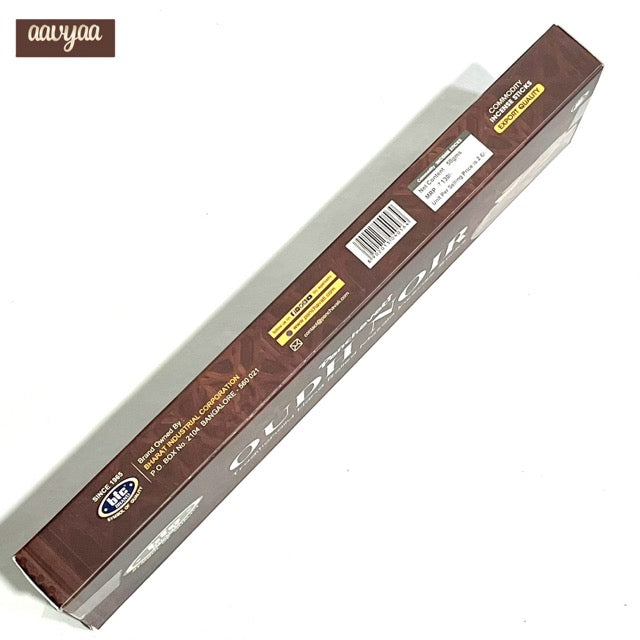 BIC Panchavati OUDH NOIR Hand Rolled Masala Incense Sticks(50 GMS)