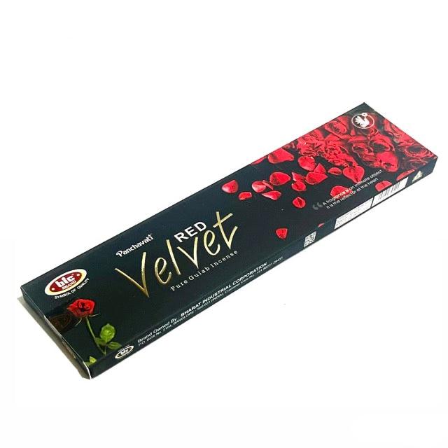 BIC Panchavati RED VELVET Rose Incense Sicks