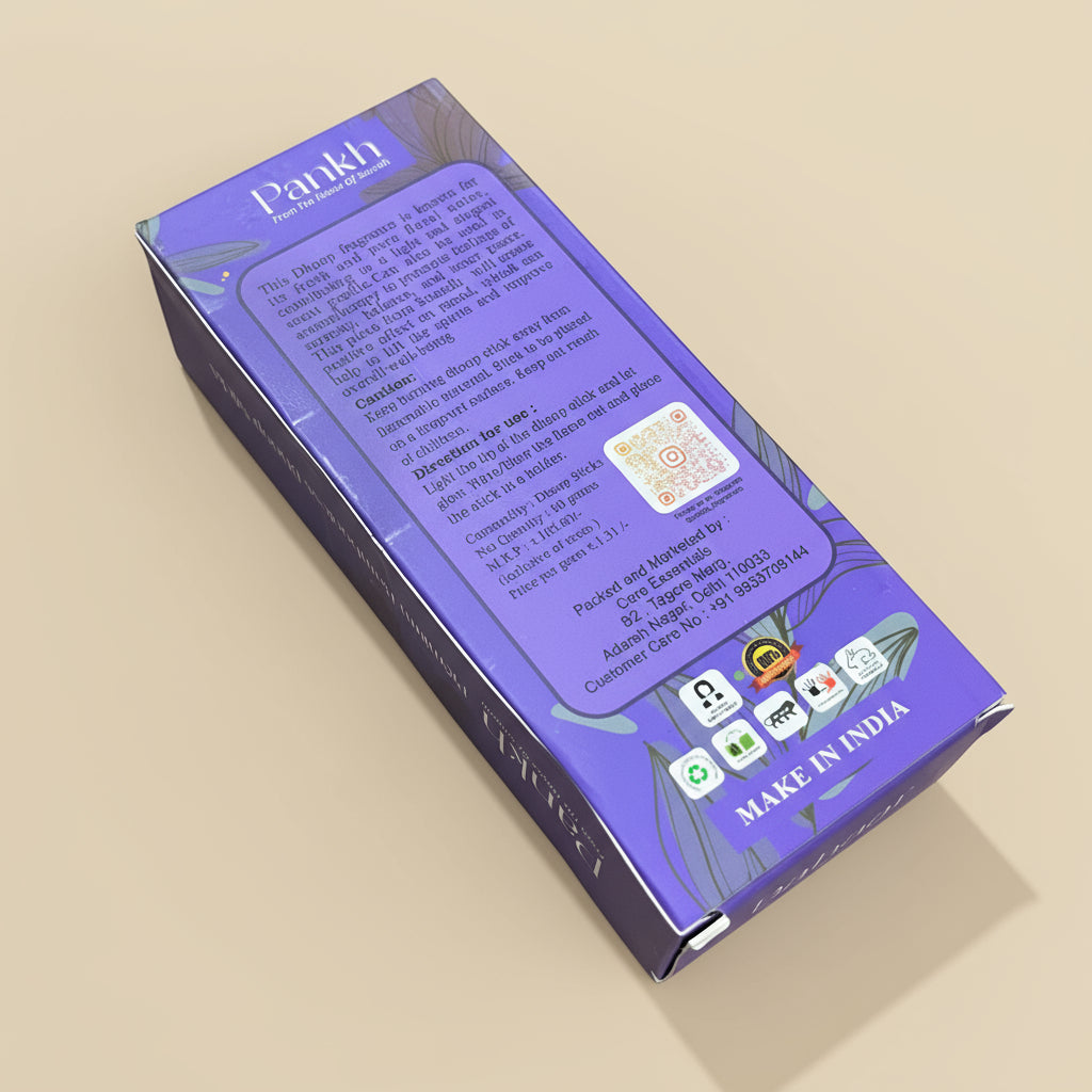 Saundh Pankh BAHAAR Premium Bambooless Dhoop Sticks(80 gm)