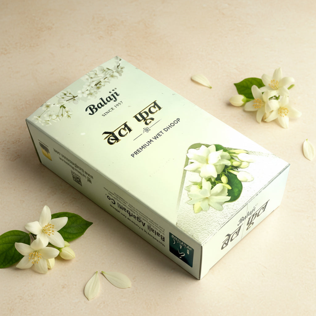 Balaji BEL PHOOL Premium Wet Dhoop (10 sticks)