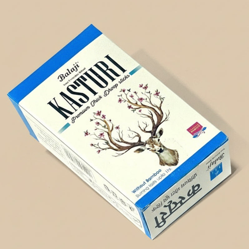 Balaji Kasturi Premium Thick Dhoop (10 sticks)